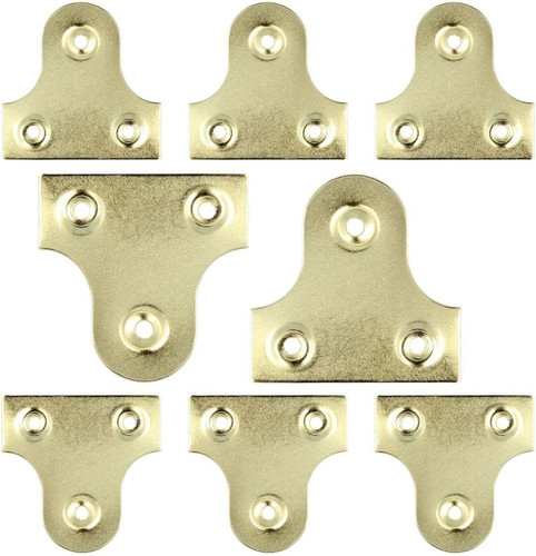 Brass picture hanging plates - picture,