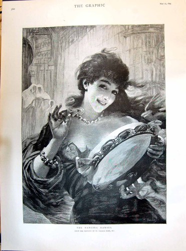 Antique old print 1895 - antique,