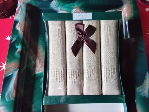 Irish linen etamine napkin - , set