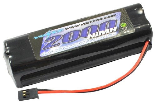 Voltz 2000mah 6v square - voltz, 9.6v