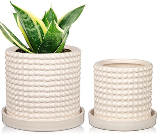 Ceramic plant pot 15cm - 15cm, 11cm