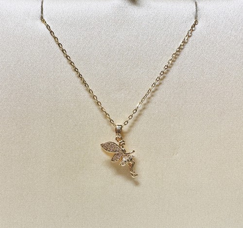 Angel pendant necklaces gold - angel,