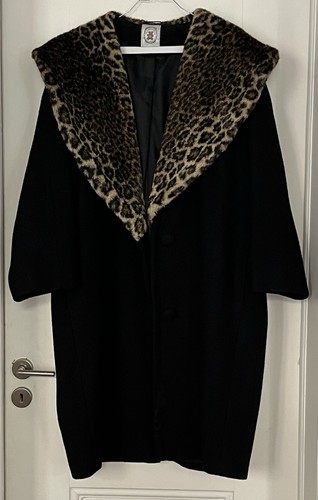 Vintage women over coat - vintage, faux