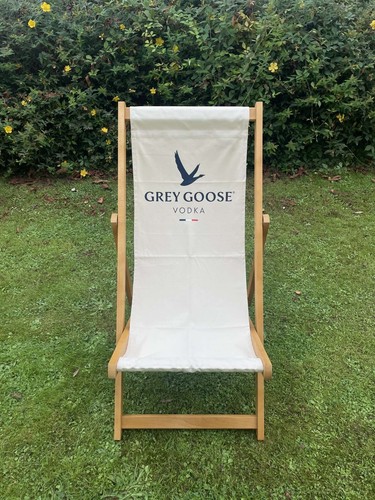 Grey goose vodka deckchair - goose,