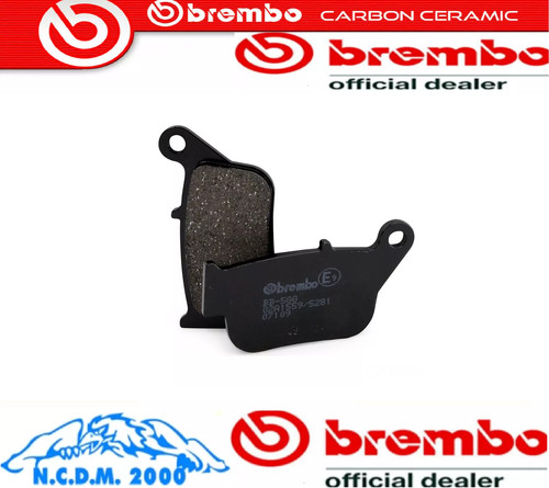 Rear brake pads brembo yamaha - rear,
