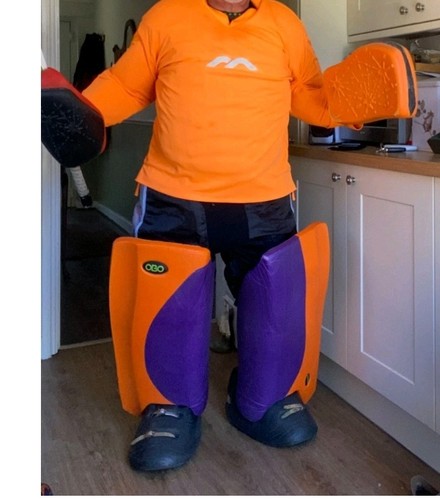 Hockey goalie kit - hockey,
