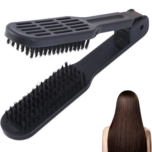 Hair straightening brush boar - brush,