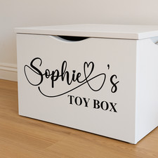 Personalised toy box name - box,