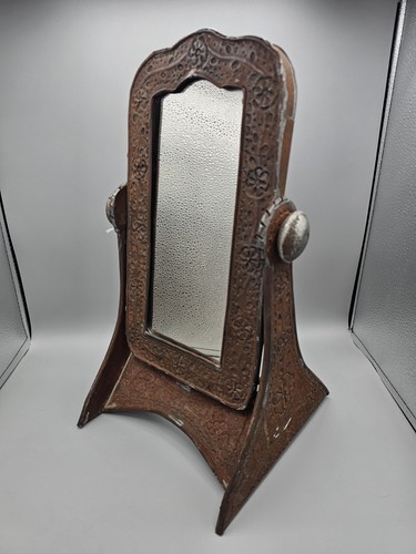 Vtg punched tin - punched, table