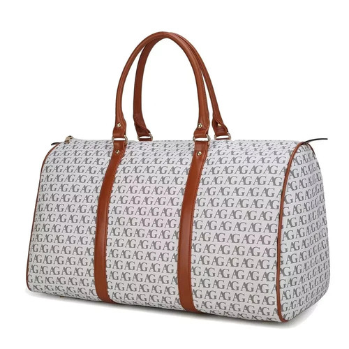 Faux leather holdall - 20",
