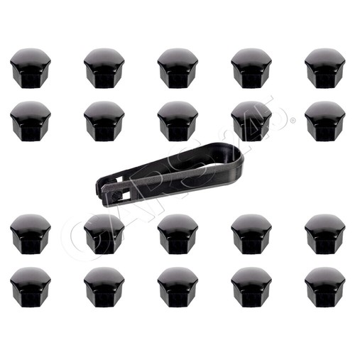 Black cap wheel bolt - wheel,