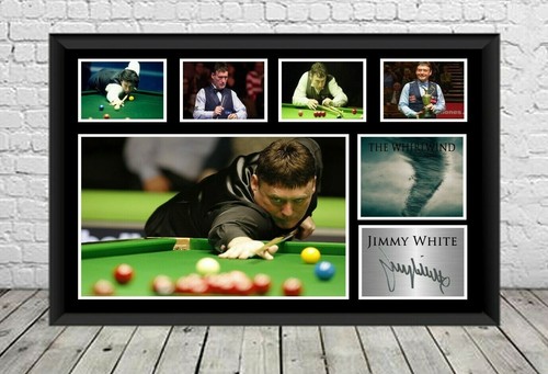 Jimmy white signed poster - jimmy,