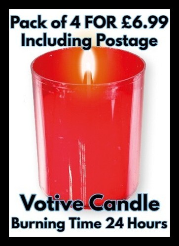 Votive table candles - table, in