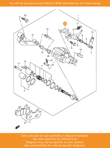 Suzuki packing 69126 14f40 - suzuki, packing,