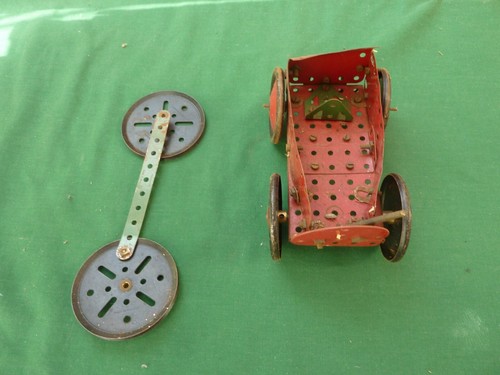Vintage meccano pieces - vintage,