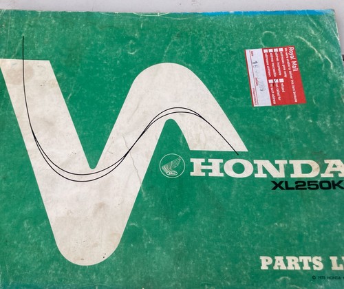Honda xl250 factory - k3,