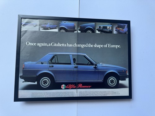 Framed 1980 alfa romeo - framed,