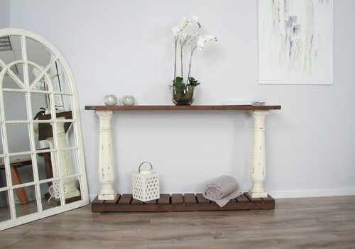 Shabby chic hall table - table, /