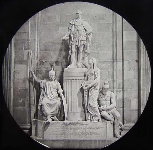 Glass magic lantern - glass, slide