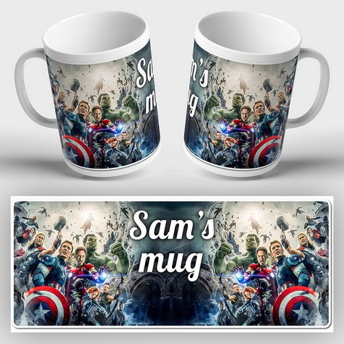 Marvel personalised mug - marvel,