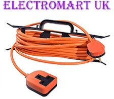 1 GANG SINGLE OUTDOOR GARDEN MAINS SOCKET EXTENSION CABLE LEAD 13A 10M H FRAME