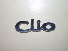 Renault Clio badge. Mk1 phase II 1996 to 1998. Mk2 1998 to 2006
