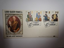 Baden Powell 1982 Benham Silk FDC