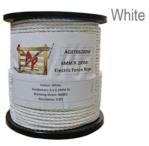 Electric fence poly braided - electric,