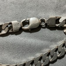 Chunky Sterling Silver Curb Men’s Bracelet