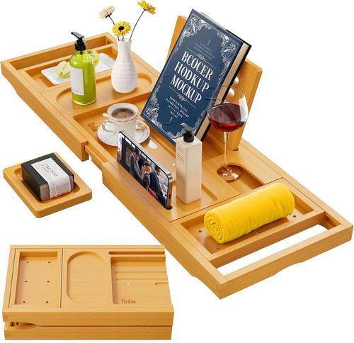 Premium bathtub tray - bathtub, caddy