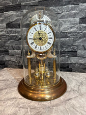 Vintage Tempus Fugit West German Gold Dome Clock Quartz, Untested Ornamental