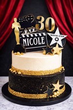 Hollywood Happy Birthday Cake