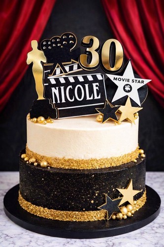 Hollywood happy birthday - birthday, cake