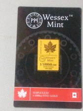 Wessex Mint 1/1000th oz