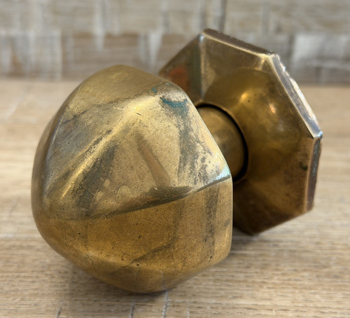 Intage solid brass door - v,