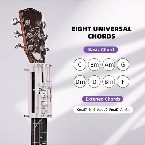 Easy guitar chord presser - chord,