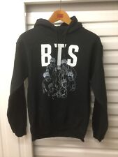BTS Black Hoodie Small are Large