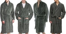 Mens  Luxury Soft Grey Fleece