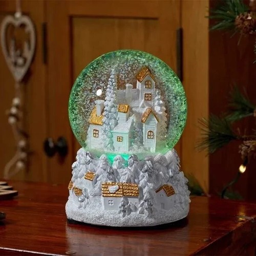 Christmas led snow globe - christmas,