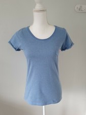 Rampant Sporting  T Shirt Size 10 Blue pink logo on back womens 