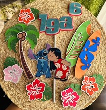Stitch Lilo Cake Topper 3D