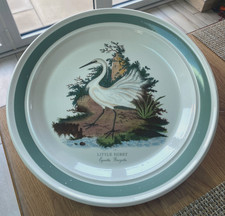 Portmeirion Birds of Britain Little Egret 12 Inch Serving Plate