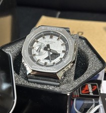 G-Shock GM-2100-1AER 44.4 mm Silver Mineral Crystal Stylish Fashion Luxury Watch