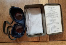 Vtg STEAMPUNK Military GOGGLES