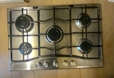 HOTPOINT GAS HOB 5 BURNERS PCN752 U/IX/H STAINLESS STEEL