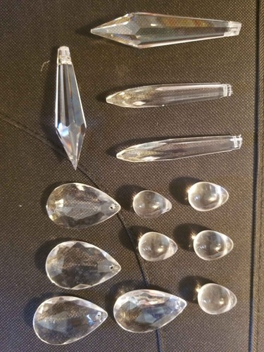 Lot drop icicle crystal - lot,
