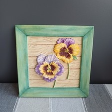M & S 3D Wall Plaque Pansy St