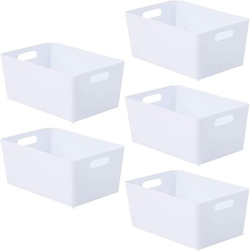 Plastic storage baskets - storage,