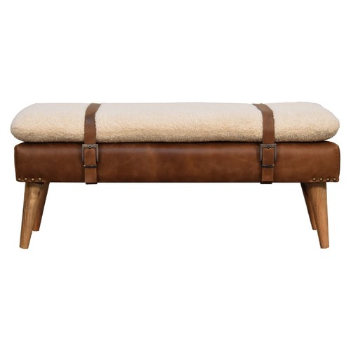 Bouclé buffalo hide - buffalo,