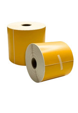 Colour Direct thermal printer labels yellow,blue,Red & white self adhesive 4”x6”